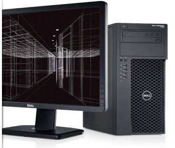 Refurbished: DELL Desktop Computer Precision T1650 Intel